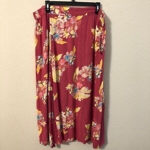a.n.a. Skirt Floral Maxi Venice Tropical H…